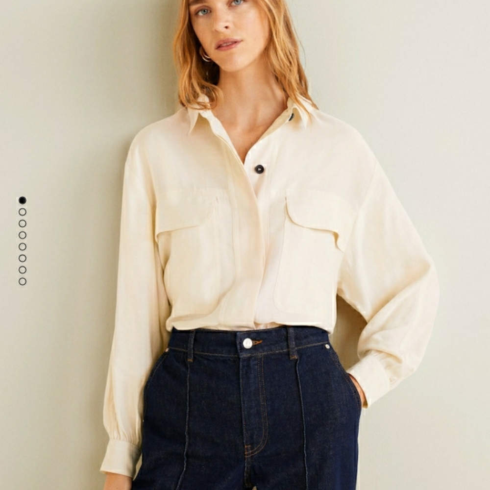 Mango Chest Pocket Shirt